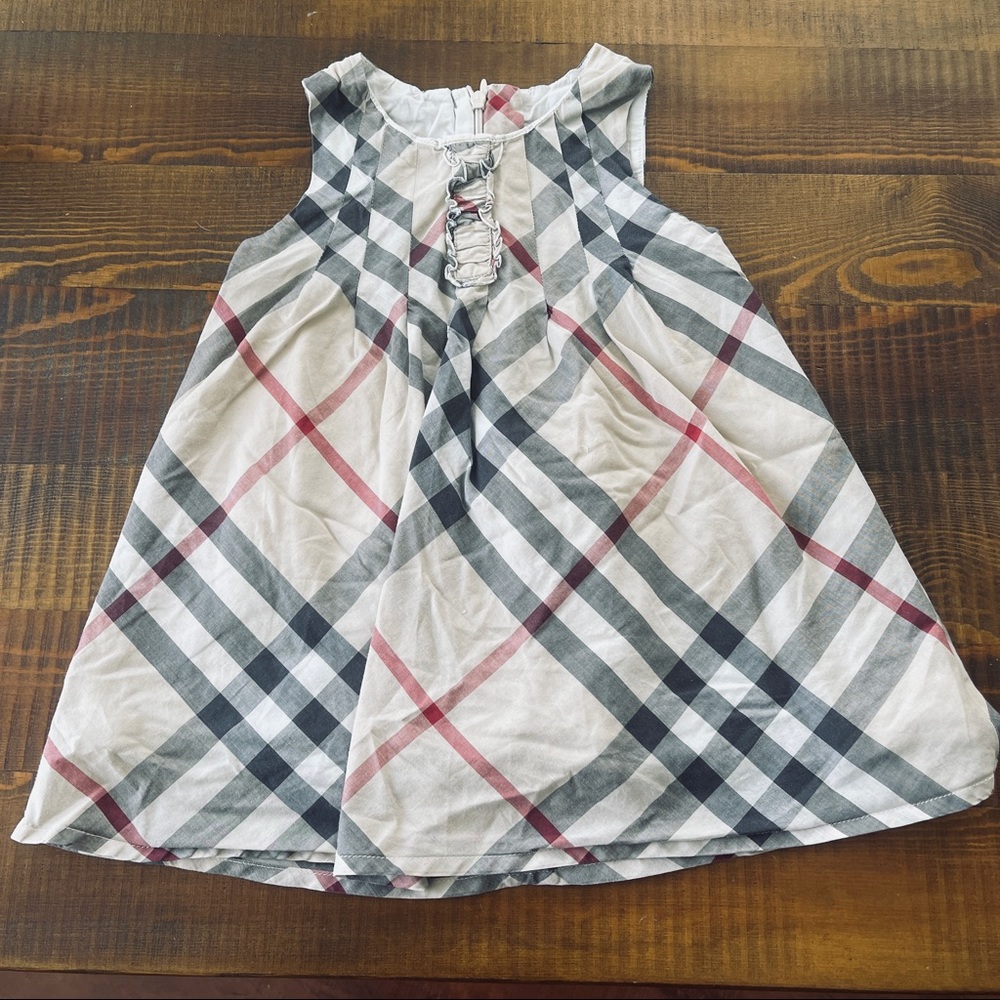 Dress sleeveless Burberry 12/18 months beige